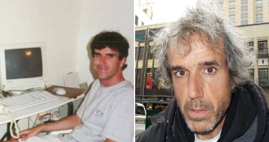 young terry davis alongside older terry davis