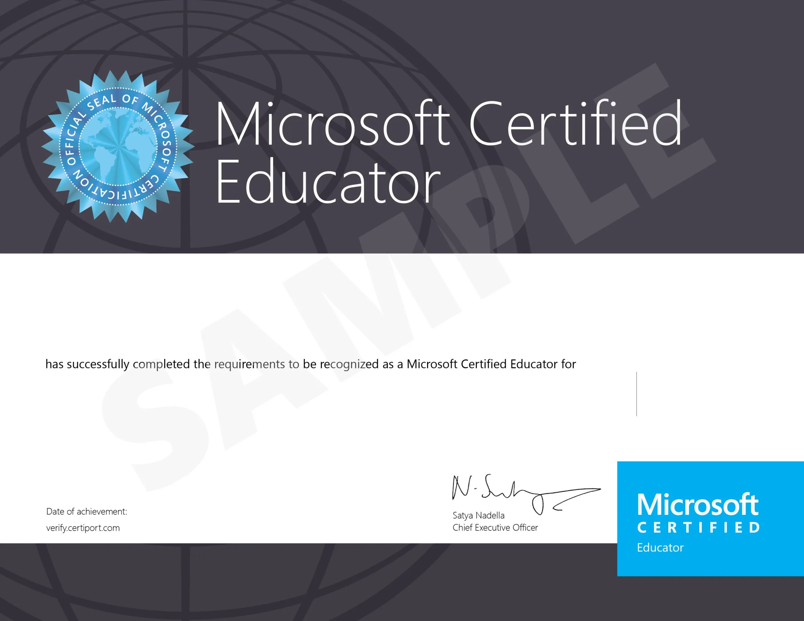 Persiapan Sertifikasi Microsoft Certified Educator