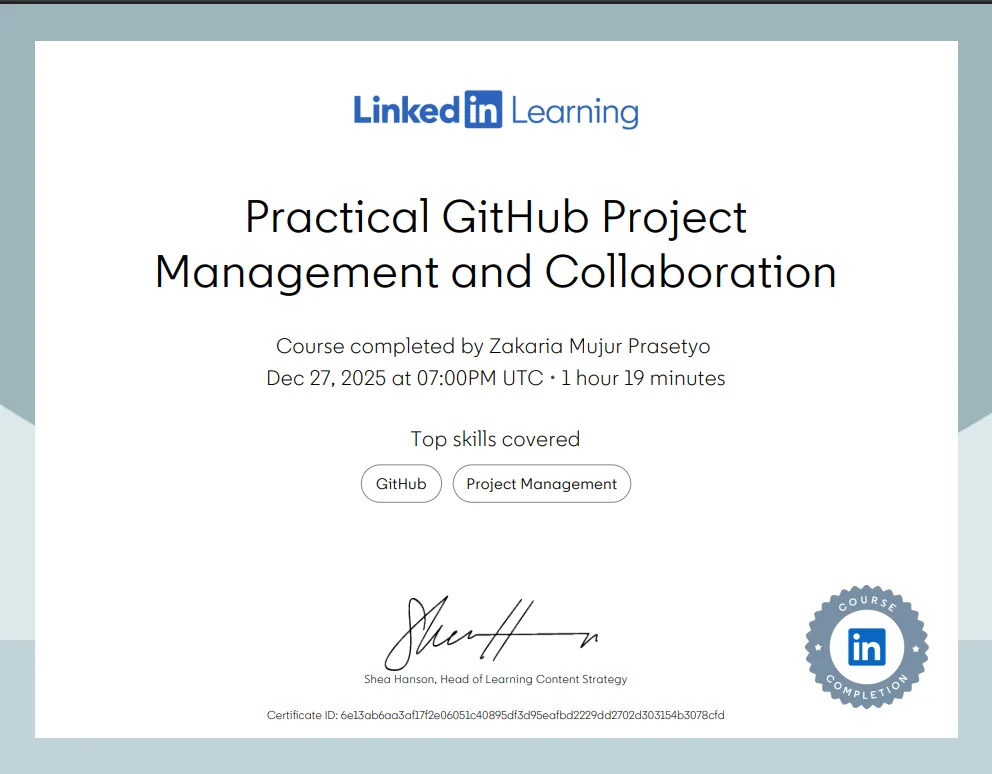 GithubProjectManagementCollaboration