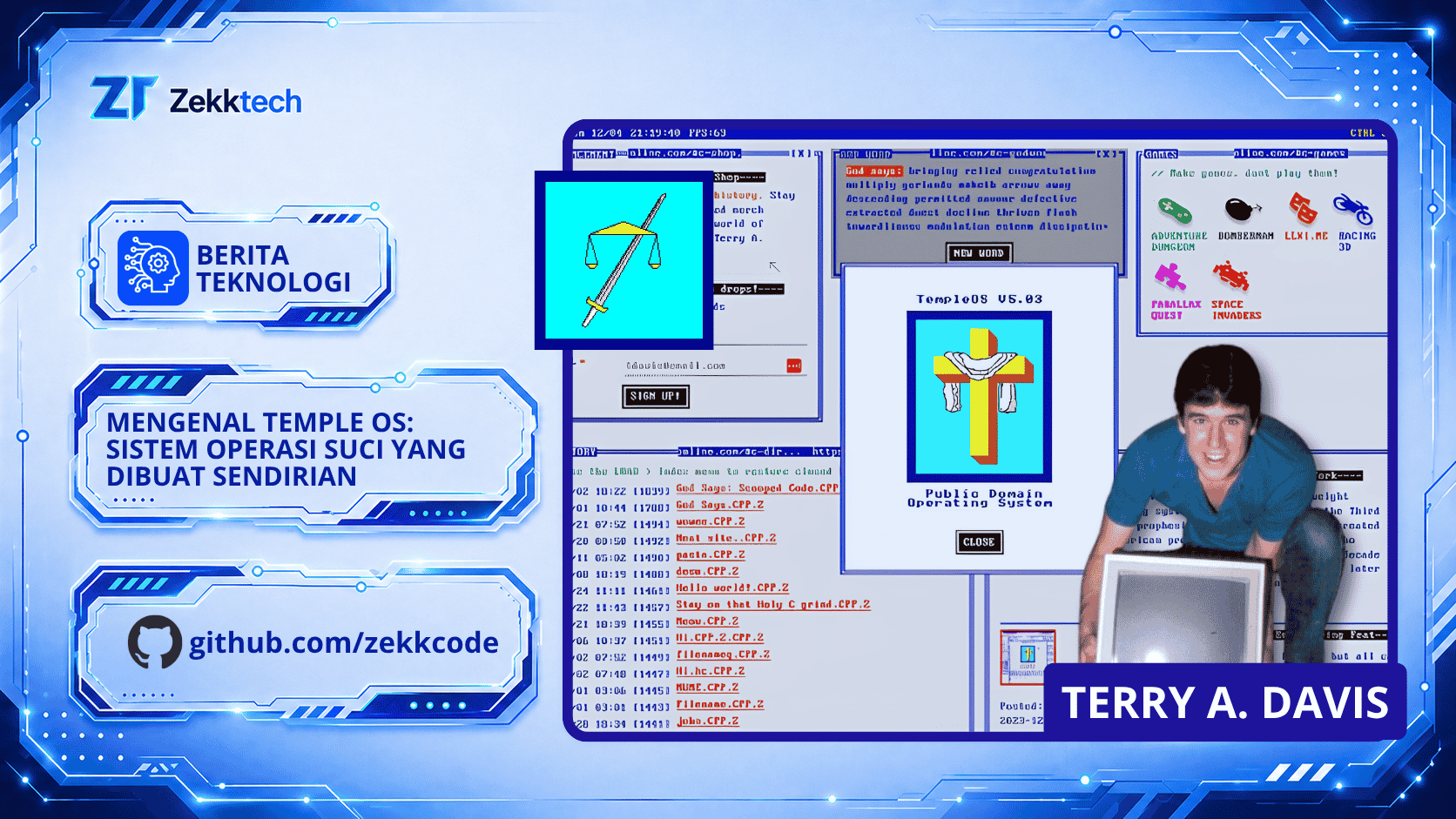 ZekkTechBlog TempleOS
